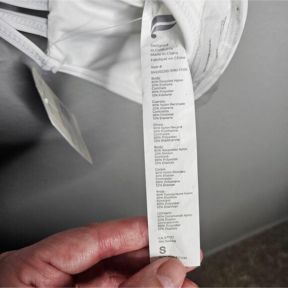 Fabletics bandeau waist wrap swim suit bikini - Picture 10 of 12